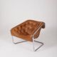 Fauteuil en cuir "Boxer" Kwok Hoi Chan pour Steiner, 1970s