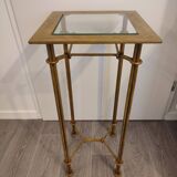 Vintage pedestal side table