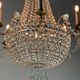 Pearl Bag Chandelier, Cut Crystals Circa 1900