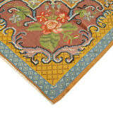 Handmade vintage moldovian yellow kilim 192 cm x 310 cm - 23379