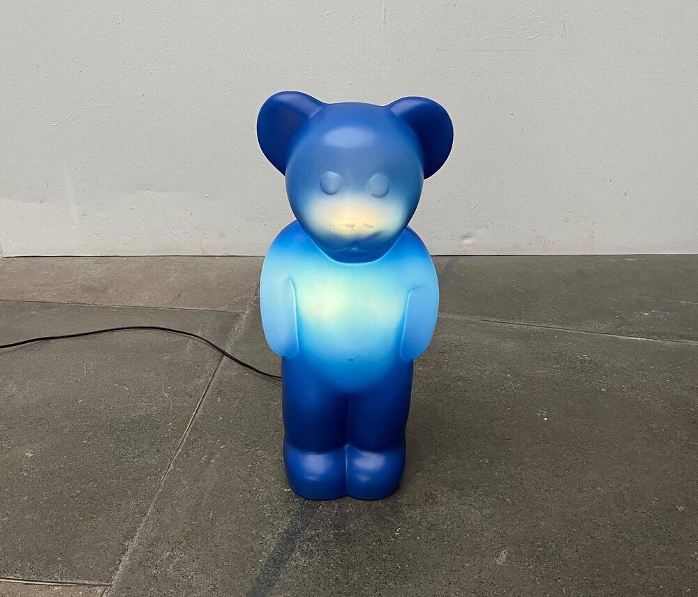 Postmodern Floor Lamp Bear Lumibär German by Klein & Leidig for Flötotto, 1990s