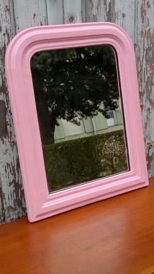 Miroir style louis Philippe Rose