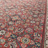 Tapis ancien persan kurde Malayer en longueur 200x490 cm