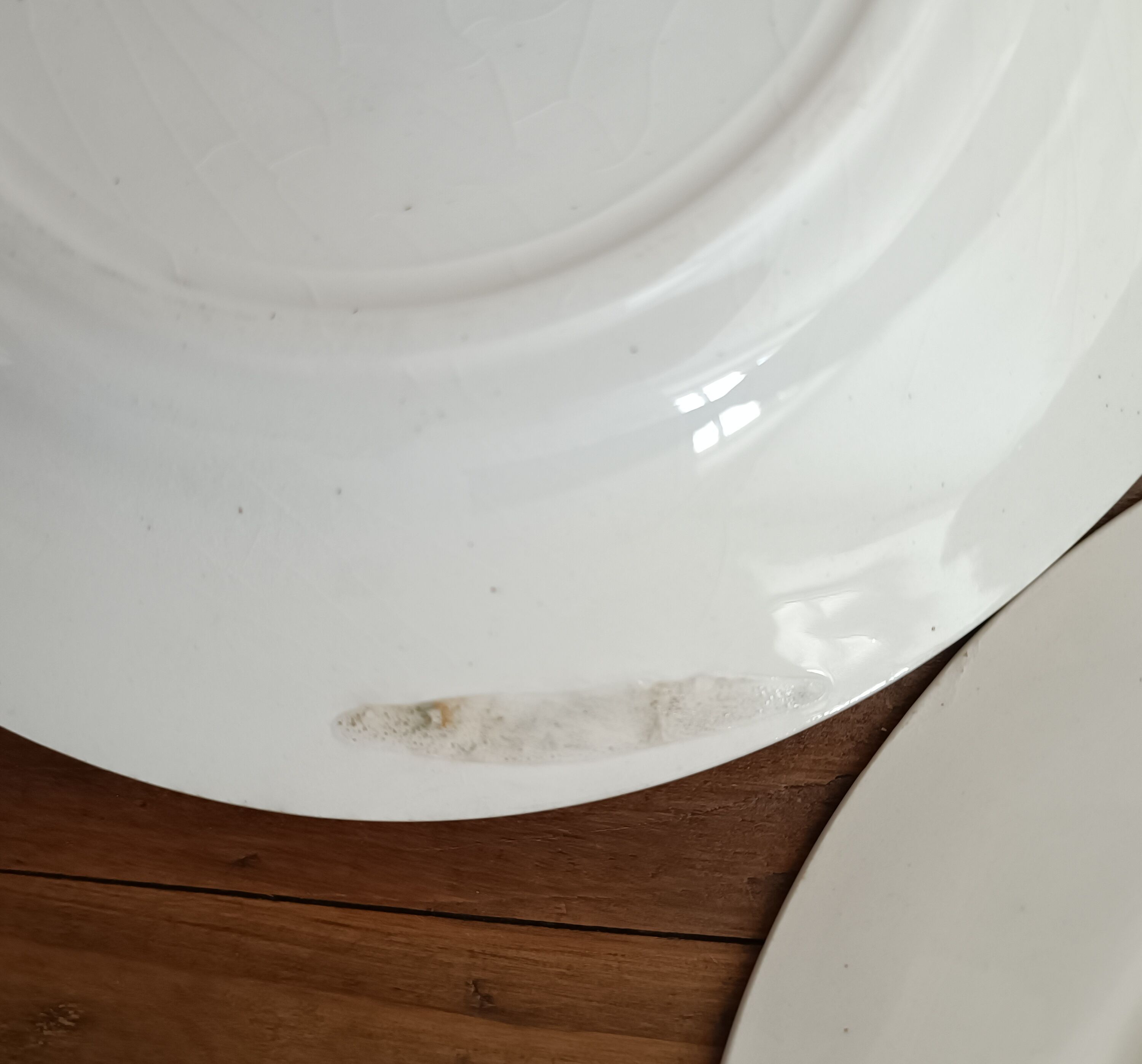 6 dessert plates iron land Saint Amand