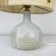 Ceramic ball lamp and dried flower lampshade