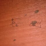 Scandinavian teak desk produced by Samcom Denmark, 1960s