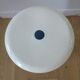 Stool style tam tam 80s plastic blue and white