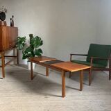 Vintage teak extendable coffee table