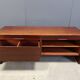 Rosewood Credenza With Vertical Tambour Doors by Dyrlund, 1960s