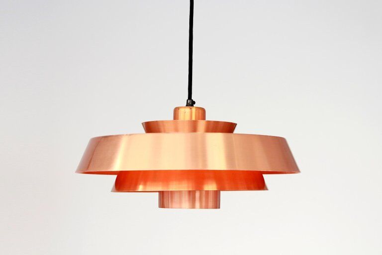 Nova model hanging lamp by Jo Hammerborg for Fog & Mørup Denmark 1960s