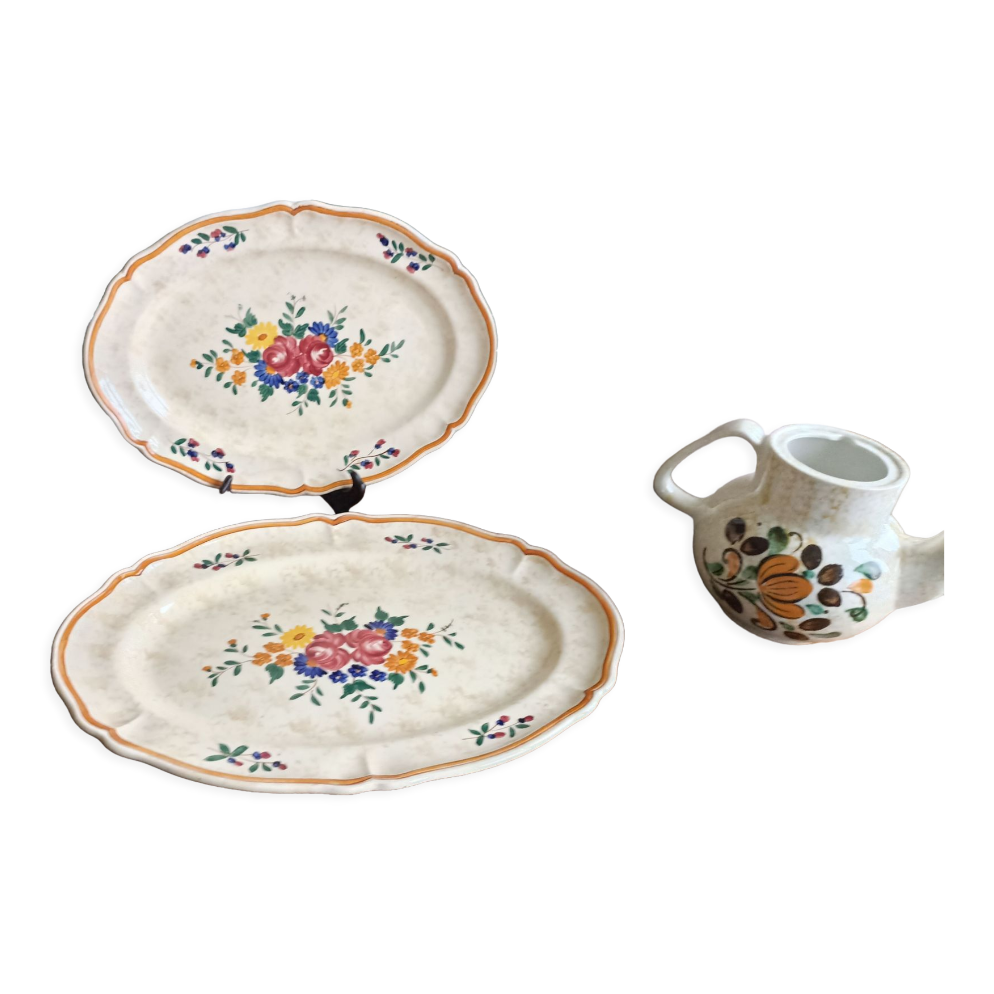 2 oval serving dishes by Longchamp - Mistral service
