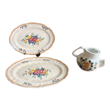 2 oval serving dishes by Longchamp - Mistral service