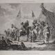 Dutch engraving XVIIIth "Riders in good humor"