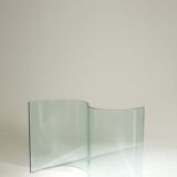 Vintage glass dining table