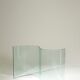 Vintage glass dining table
