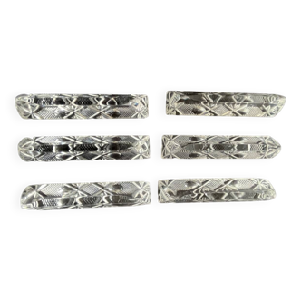 5 cut crystal knife holders