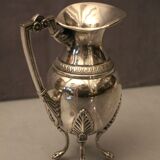 Empire-style silver metal milk pot