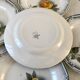 Set of 5 flat plates Digoin Sarreguemines model Adèle