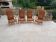 Set of 4 Voltaire armchairs
