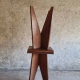 Paire tabourets  bois massif