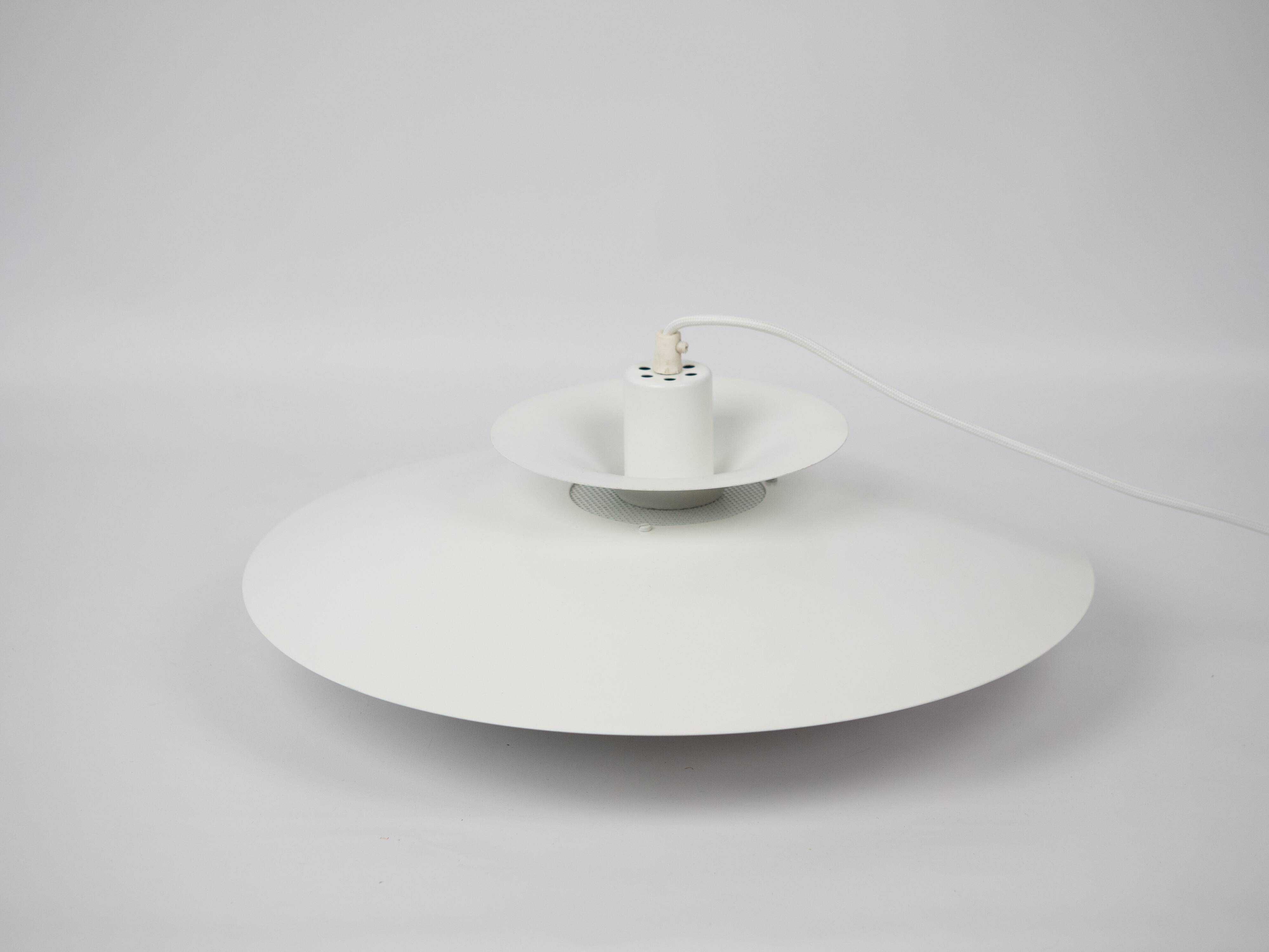 Danish vintage pendant lamp Donau by Kurt Wiborg, Jeka, 1980s