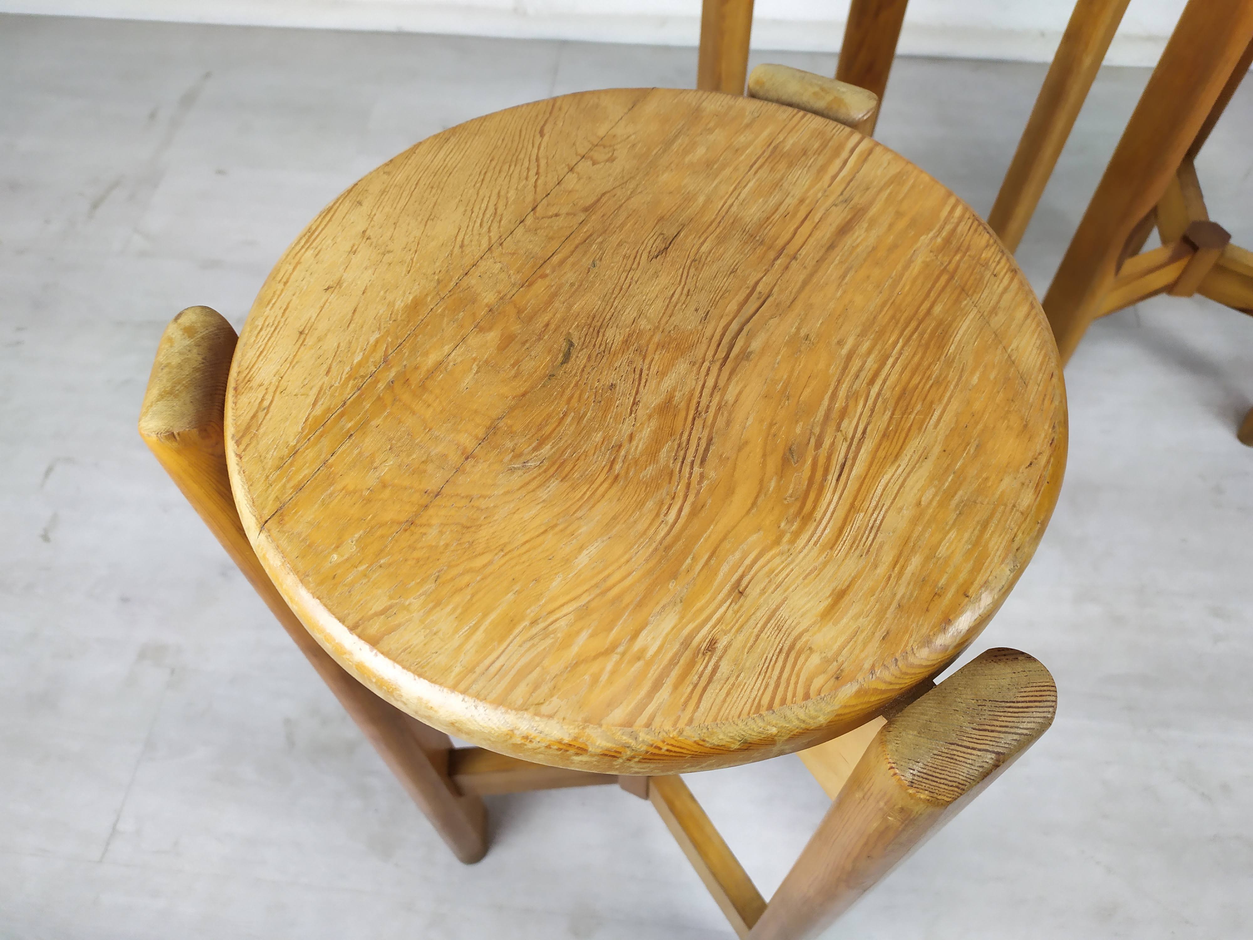 Vintage chalet bar stools