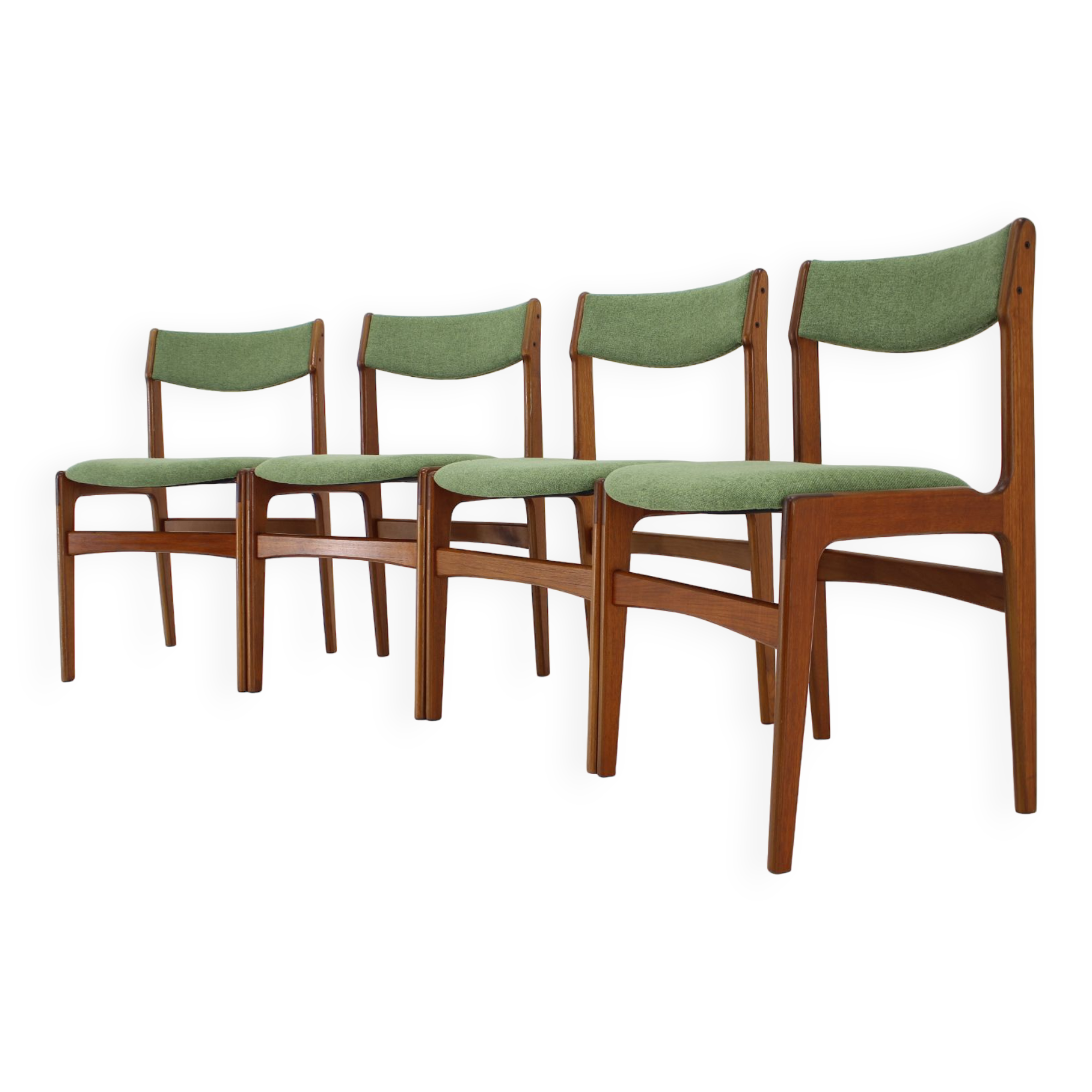 1960s Danish Teak Dining Chairs, Set of 4
