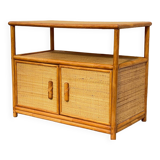 Vintage 80s Bamboo Sideboard