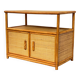 Vintage 80s Bamboo Sideboard