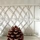 Rattan wall shelf