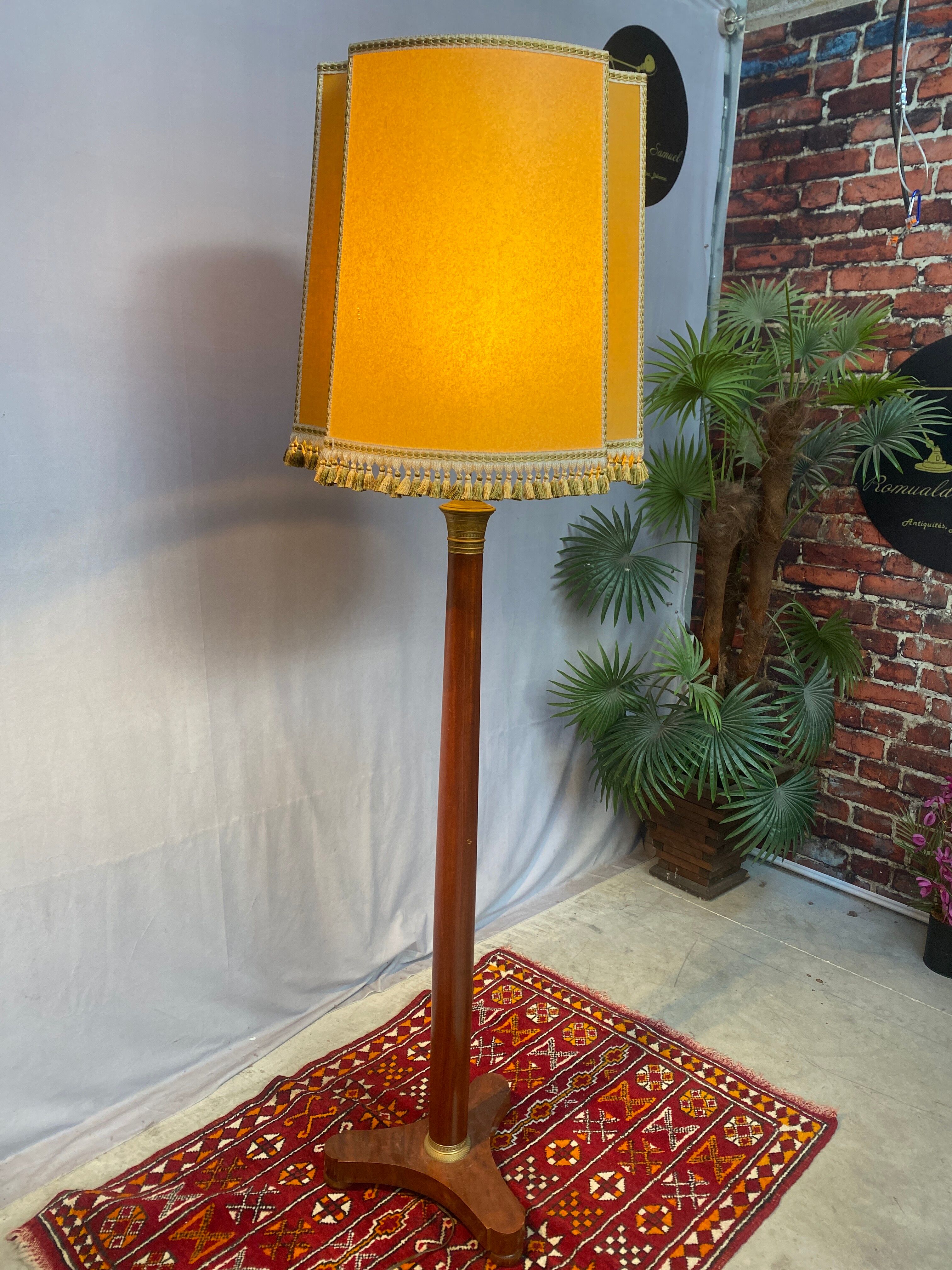 Lamp with Empire style lampshade