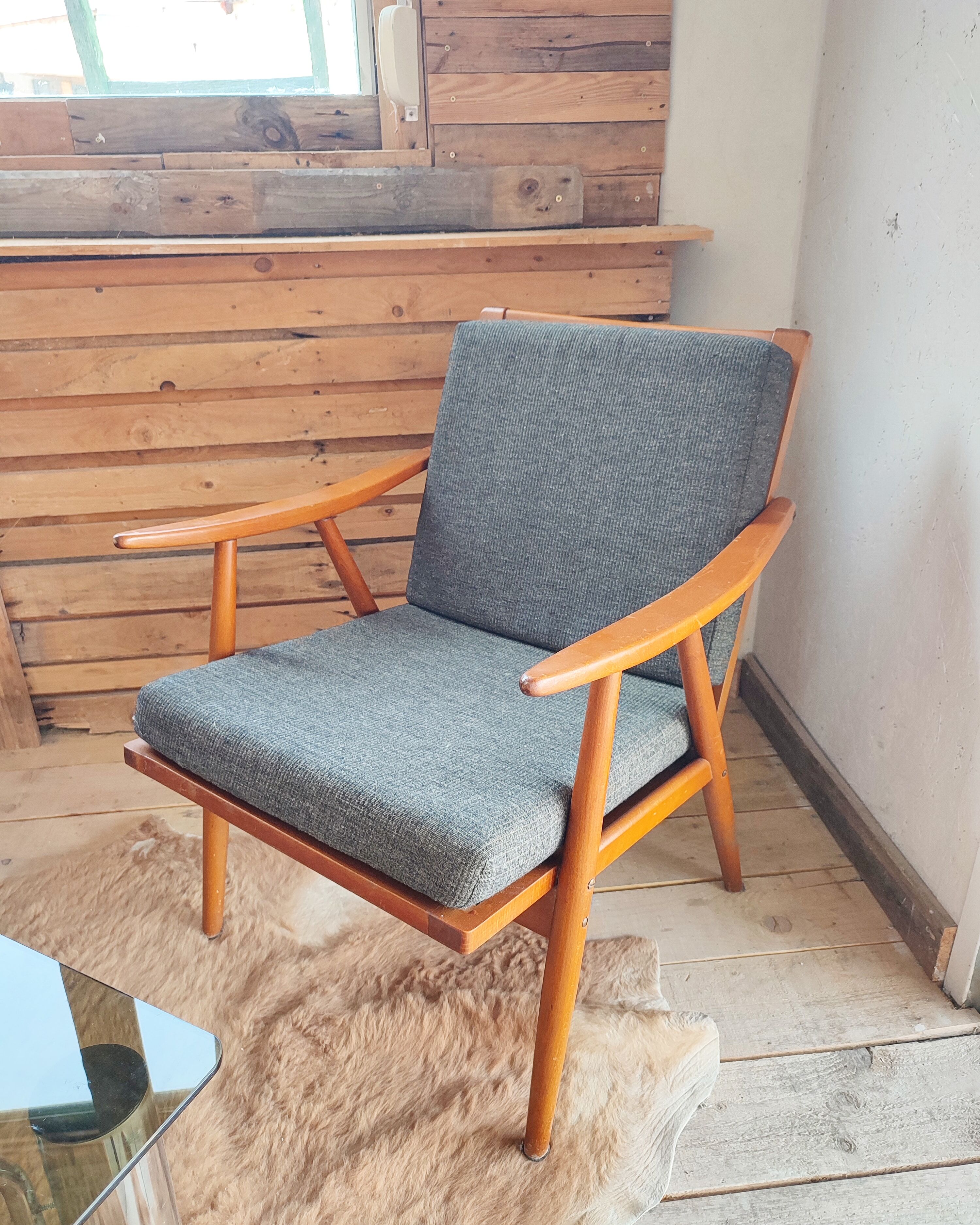 Fauteuil Thonet boomerang