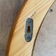 Vintage pine mirror by Glasmäster Markaryd Sweden 1970s