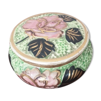 Bonbonnière en céramique peinte de vallauris années 50