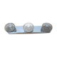 Fontana Arte chrome metal and smoked glass coat rack 70