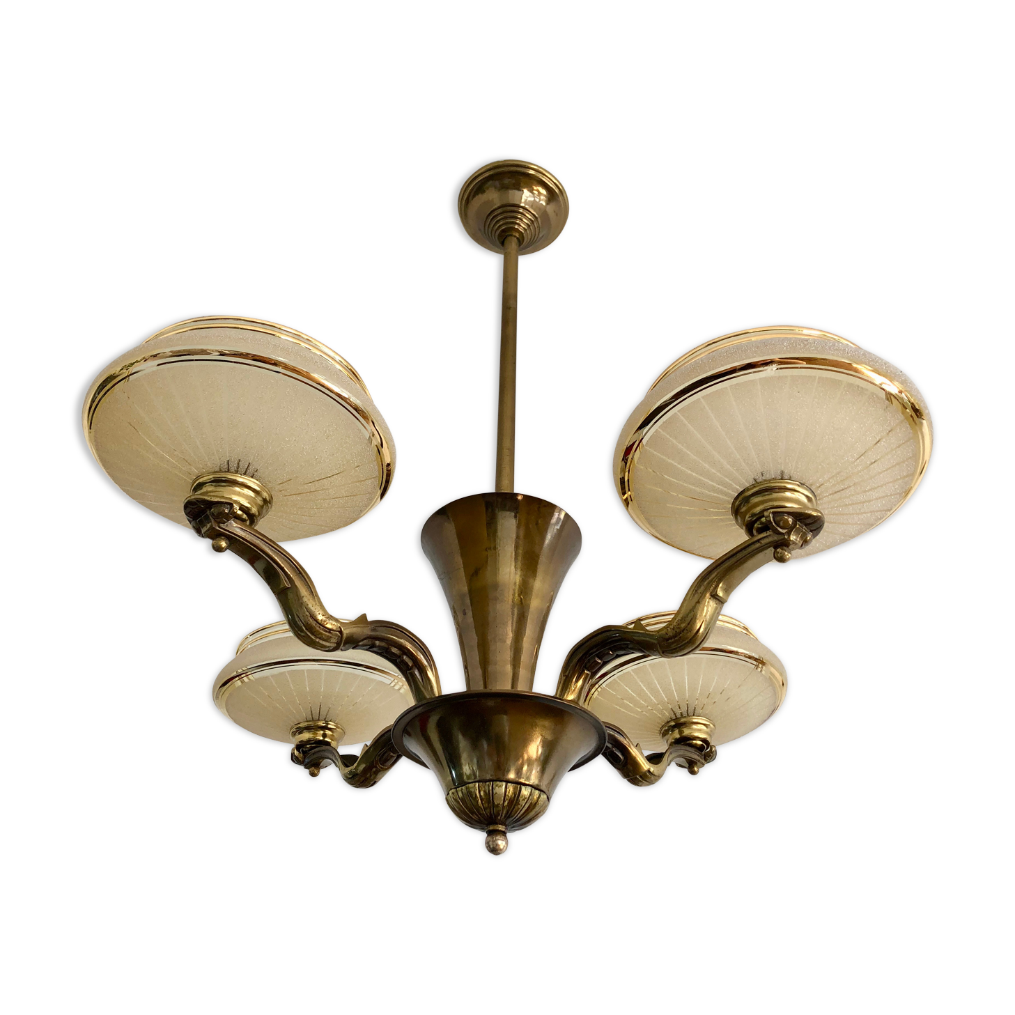 Large art deco chandelier