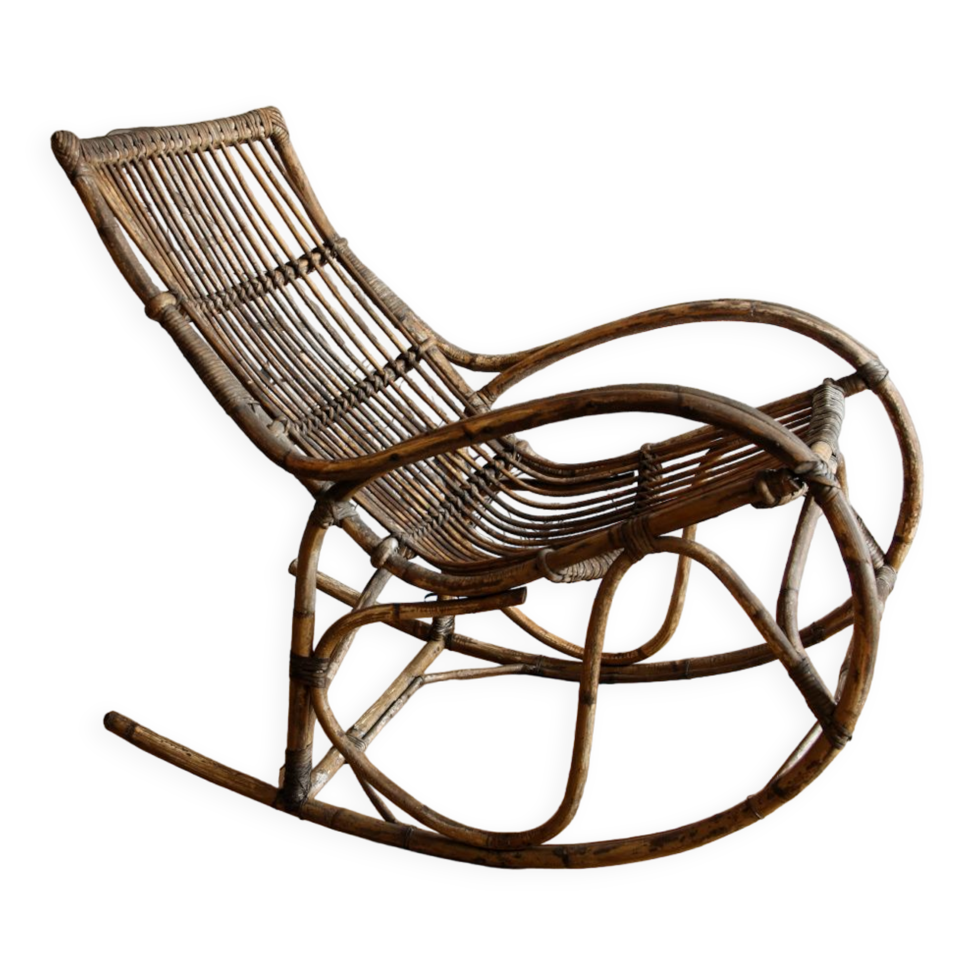 Rattan rocking chair