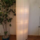 Floor lamp pleated fabric
