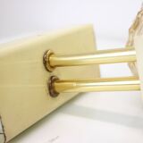 1970s Pair of Two Wall Lamps with Glass Shades, Czechoslovakia