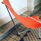 Orange detachable transamac seat circa 1955 by Lafuma