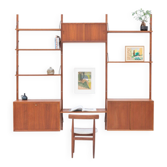 Wall unit with 3 bays 'Cado' by Poul Cadovius