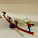 Ceiling light 4 Spots Shiny Vintage Germany 1980s