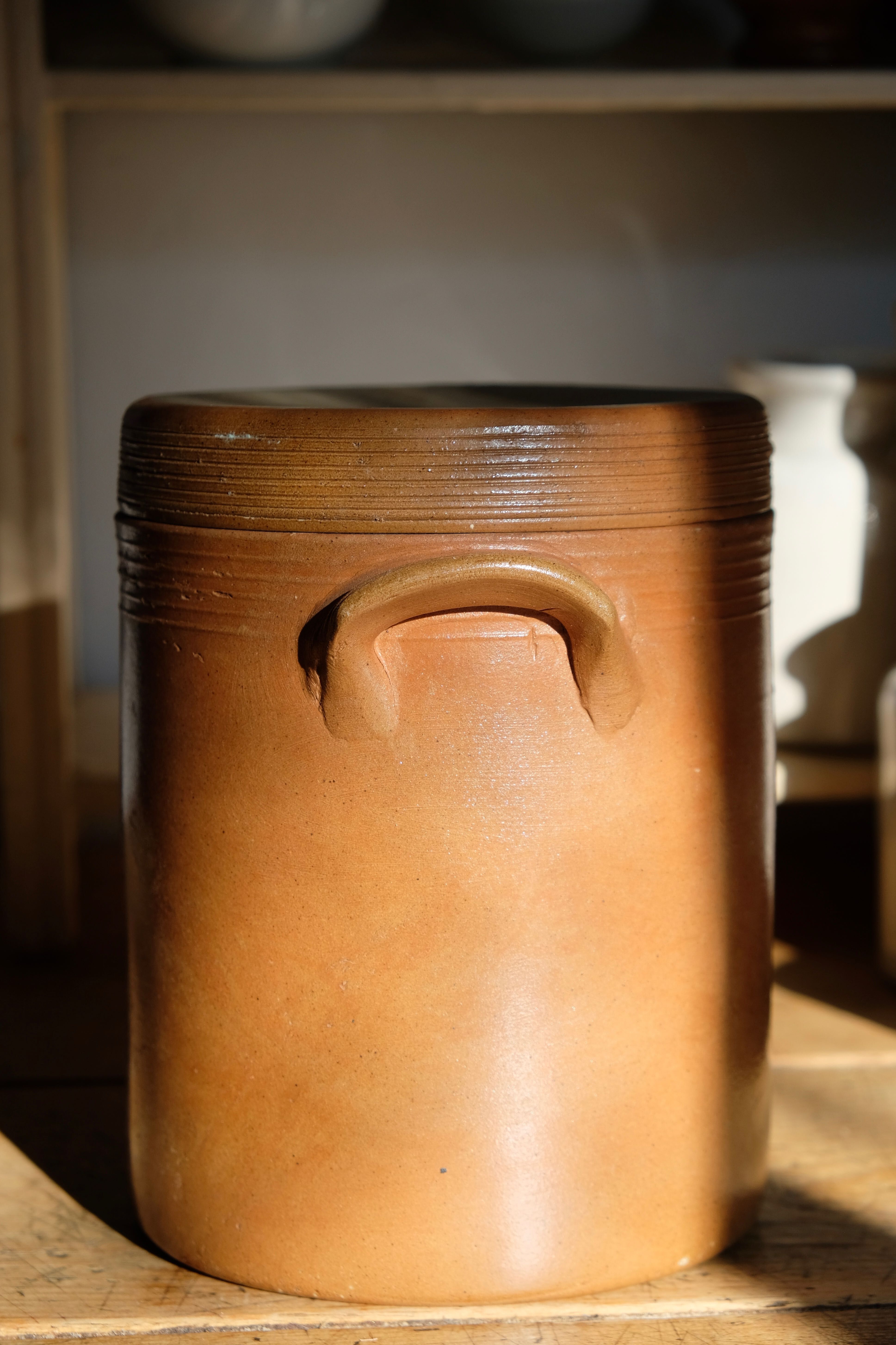 Ancient sandstone pot