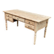 Scandinavian cocktail desk renovated in solid wood from the 90s.