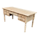 Scandinavian cocktail desk renovated in solid wood from the 90s.