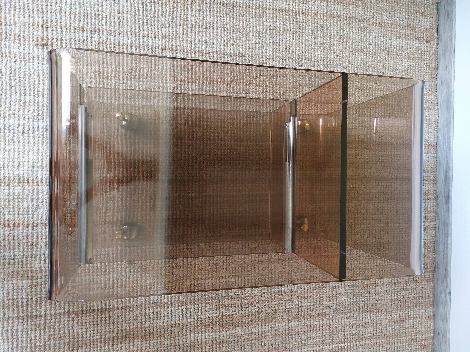 Table Michel Dumas plexiglas 1970