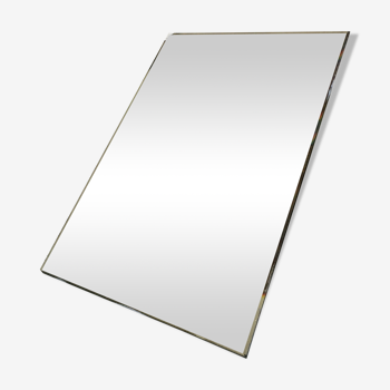 Rectangular bevelled mirror 43x60cm