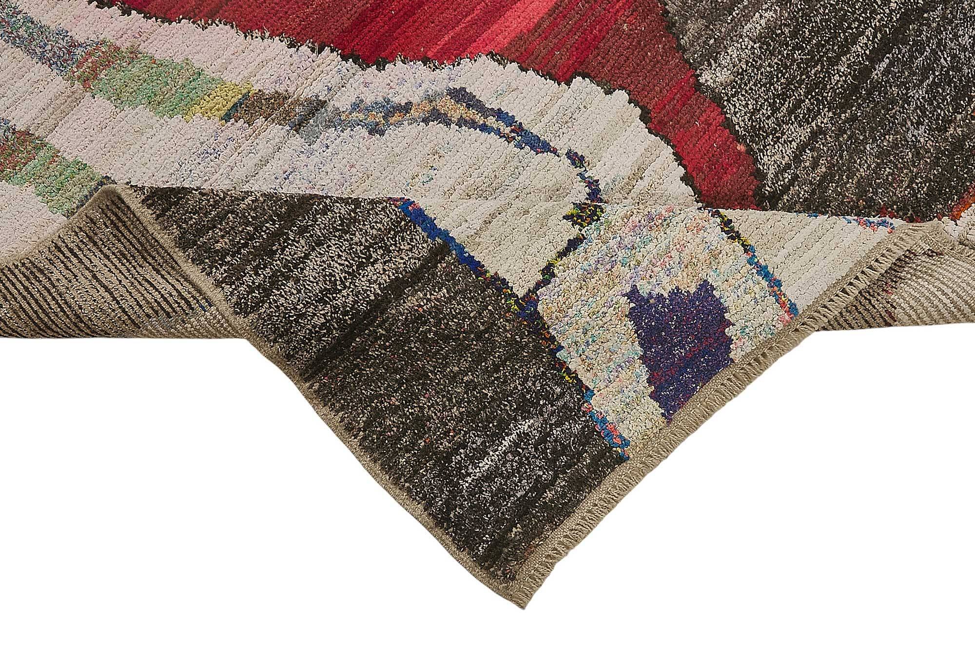 Handwoven Turkish Recycled Boho Rug 195 cm x 290 cm