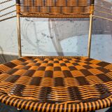 Series of 6 garden armchairs and patio Scoubidou', Italian Vintage Design 1950s