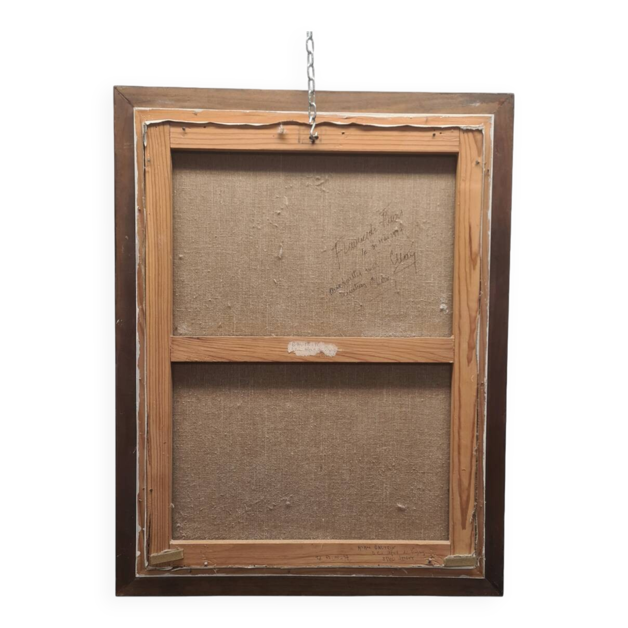 Oil Painting With Flowers By E. Marie, from 1976